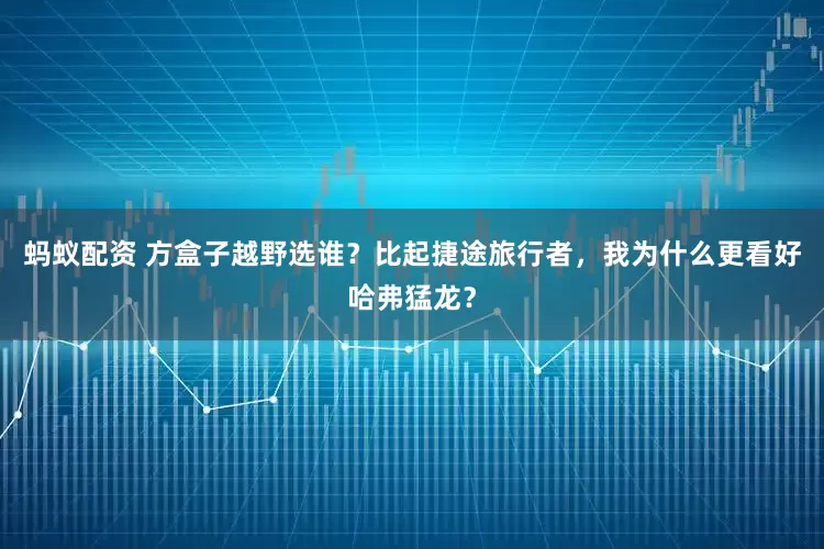 蚂蚁配资 方盒子越野选谁？比起捷途旅行者，我为什么更看好哈弗猛龙？